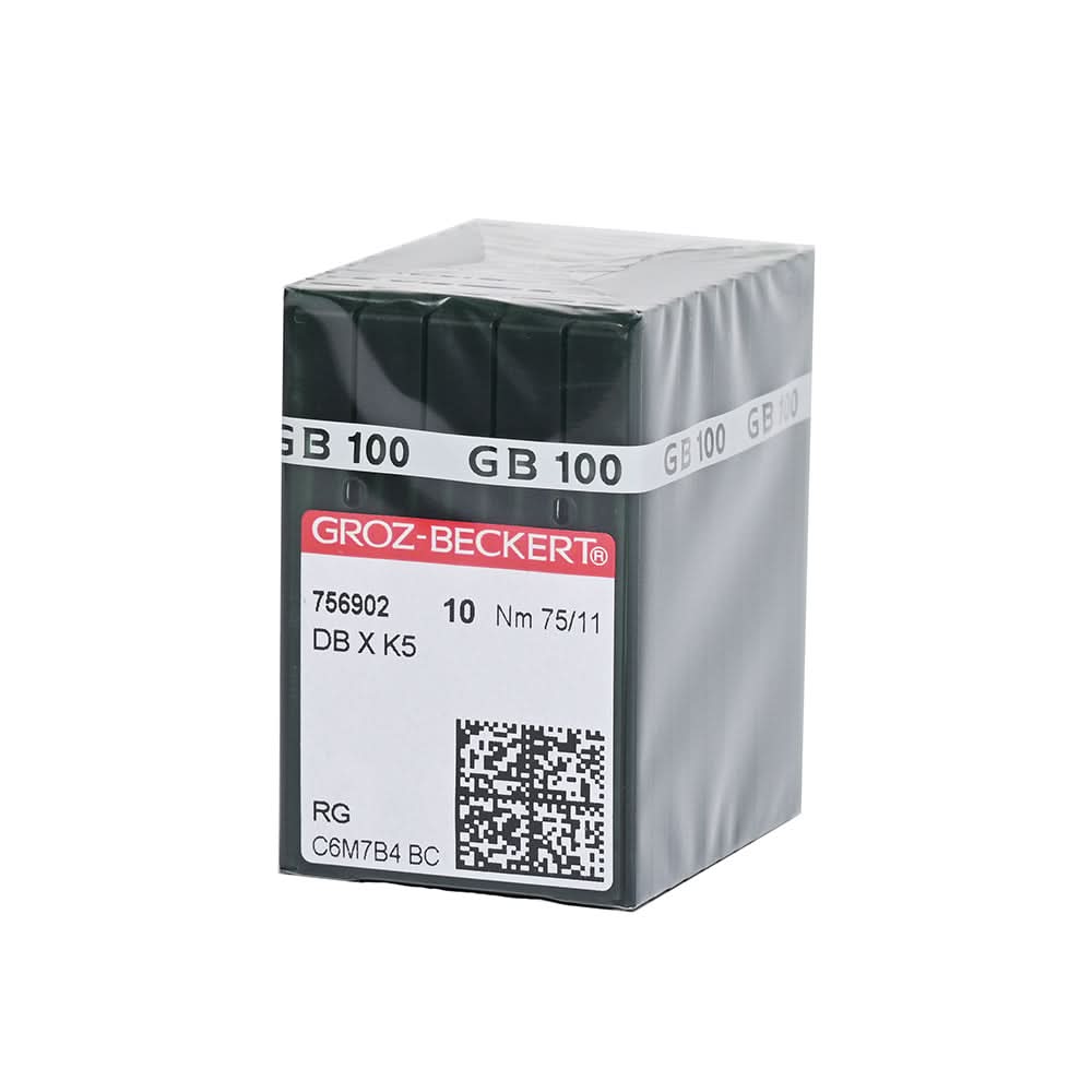 Groz-Beckert Industrienadeln DBxK5 - Größe 75/11 (Schachtel mit 100 Stück)