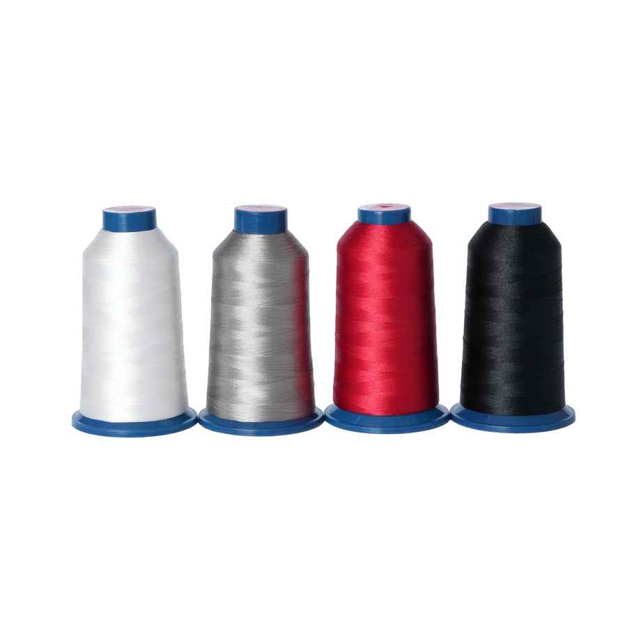 Fil à Broder Polyester Richword - Lot de 60 Cônes (4000m) - 4 Couleurs