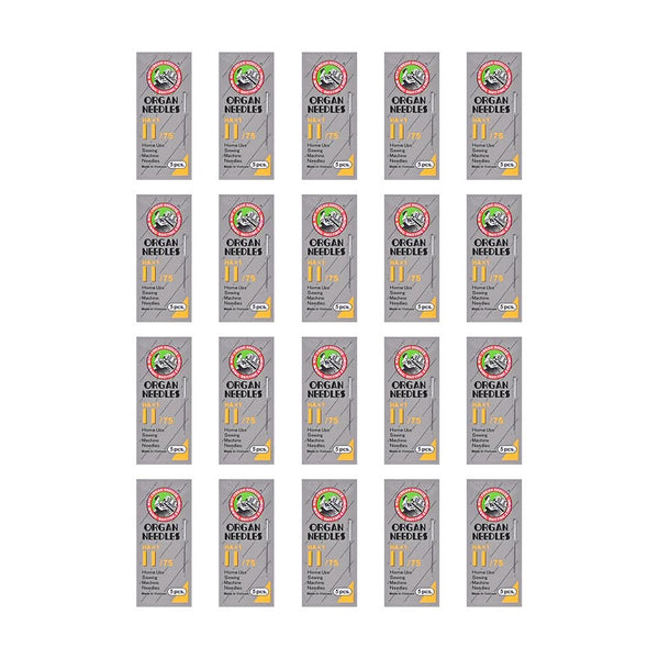 Familiennadeln Organ HAx1 - Flachschaft - 75/11 (20er-Pack)