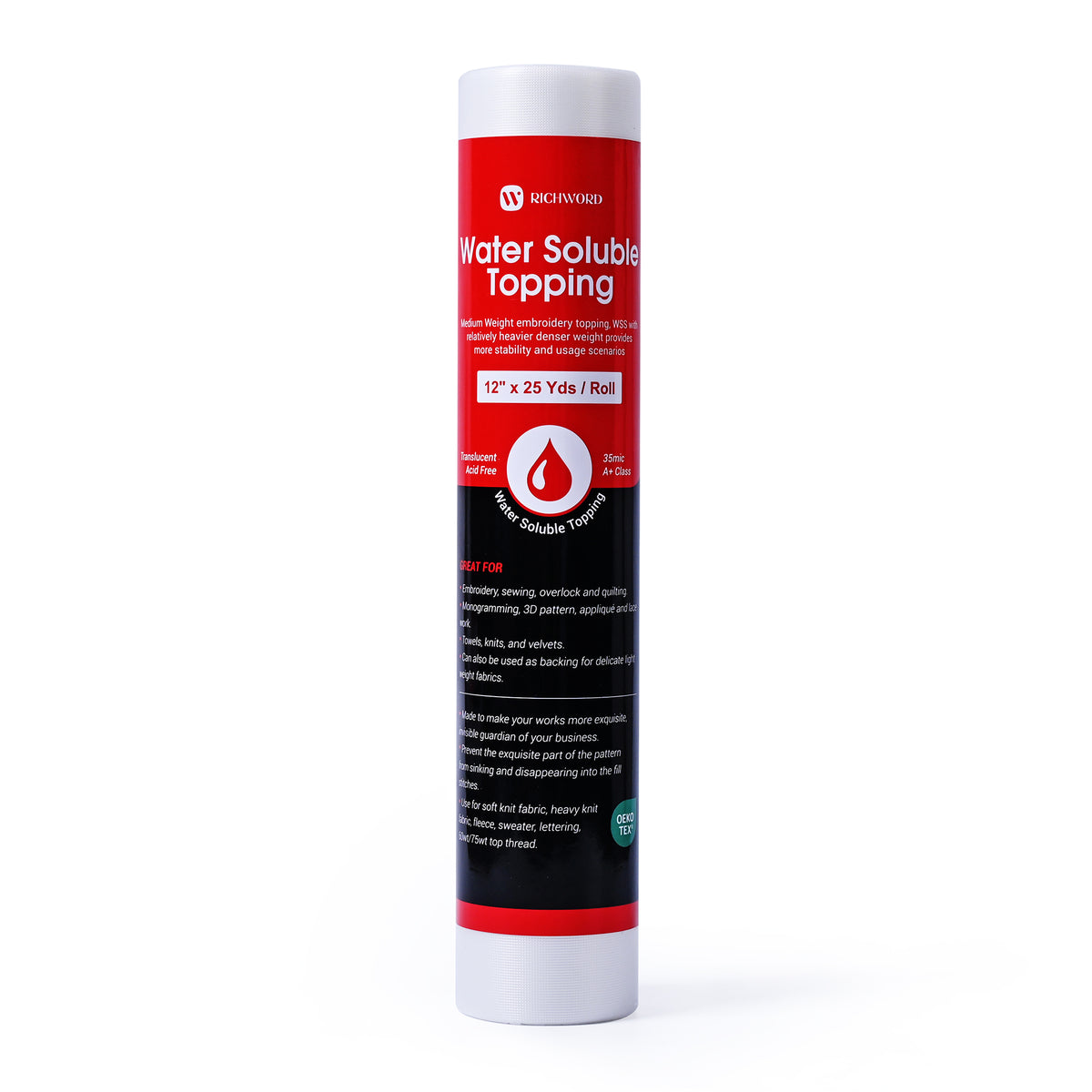 Cap Tear-Away Stabilizer – Roll 10cm x 91m (3.2oz)