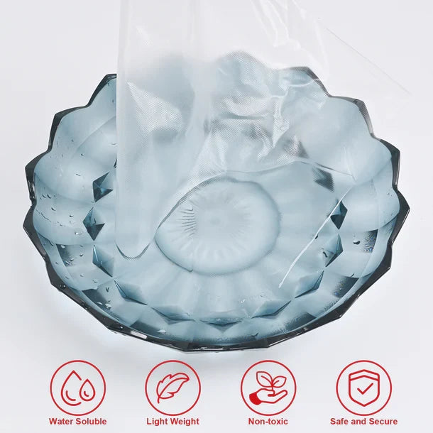 Water-Soluble Embroidery Topping Film 35 µm – Roll 30.5 cm × 22.8 m